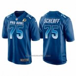 Camiseta NFL Pro Bowl Washington Commanders 75 Brandon Scherff NFC 2018 Azul