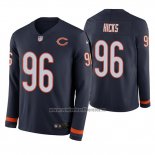 Camiseta NFL Therma Manga Larga Chicago Bears Akiem Hicks Azul