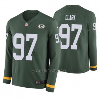 Camiseta NFL Therma Manga Larga Green Bay Packers Kenny Clark Verde
