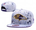 Gorra Baltimore Ravens Blanco Violeta