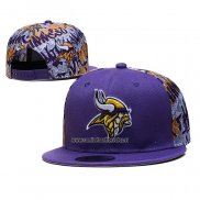 Gorra Minnesota Vikings Blanco Violeta