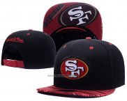 Gorra San Francisco 49ers Negro Oscuro Rojo