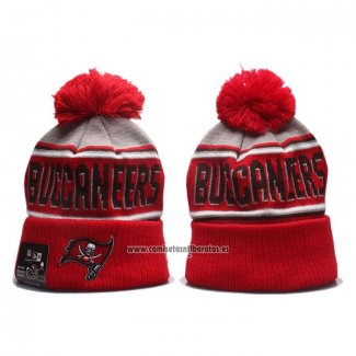 Gorro Beanie Tampa Bay Buccaneers Gris Rojo