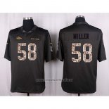Camiseta NFL Anthracite Denver Broncos Miller 2016 Salute To Service