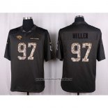 Camiseta NFL Anthracite Jacksonville Jaguars Miller 2016 Salute To Service