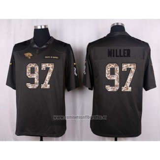 Camiseta NFL Anthracite Jacksonville Jaguars Miller 2016 Salute To Service