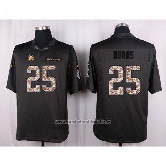 Camiseta NFL Anthracite Pittsburgh Steelers Burns 2016 Salute To Service