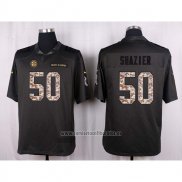 Camiseta NFL Anthracite Pittsburgh Steelers Shazier 2016 Salute To Service