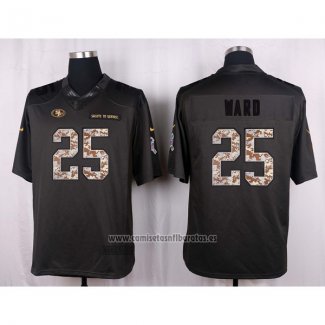 Camiseta NFL Anthracite San Francisco 49ers Ward 2016 Salute To Service