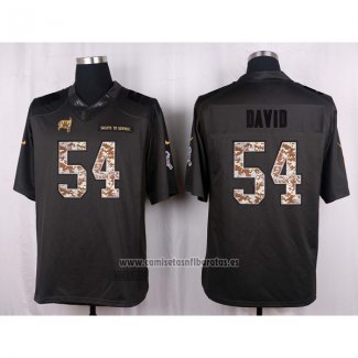 Camiseta NFL Anthracite Tampa Bay Buccaneers David 2016 Salute To Service