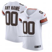 Camiseta NFL Elite Cleveland Browns Personalizada Vapor Untouchable Blanco