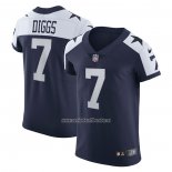 Camiseta NFL Elite Dallas Cowboys Trevon Diggs Alterno Vapor Azul