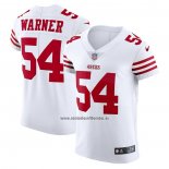 Camiseta NFL Elite San Francisco 49ers Fred Warner Vapor Untouchable Blanco