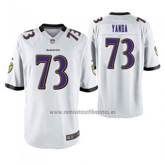 Camiseta NFL Game Baltimore Ravens Marshal Yanda Blanco