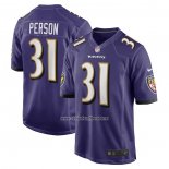 Camiseta NFL Game Baltimore Ravens Ricky Person Violeta