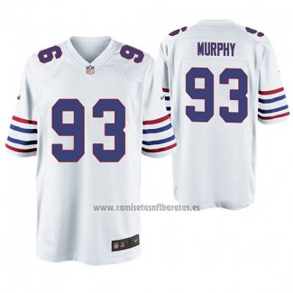 Camiseta NFL Game Buffalo Bills Trent Murphy Throwback Blanco