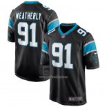 Camiseta NFL Game Carolina Panthers Stephen Weatherly Negro