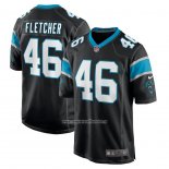 Camiseta NFL Game Carolina Panthers Thomas Fletcher Negro