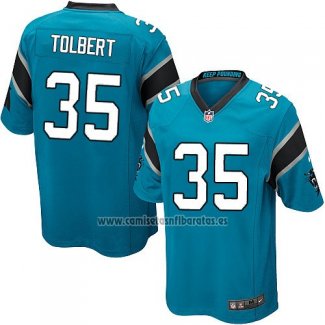 Camiseta NFL Game Carolina Panthers Tolbert Lago Azul