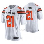 Camiseta NFL Game Cleveland Browns Denzel Ward Blanco
