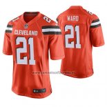 Camiseta NFL Game Cleveland Browns Denzel Ward Naranja Alternate