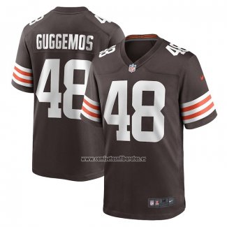 Camiseta NFL Game Cleveland Browns Nick Guggemos Marron