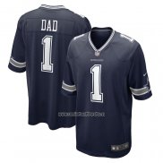 Camiseta NFL Game Dallas Cowboys Number 1 Dad Azul