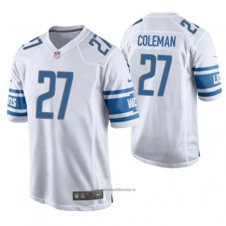 Camiseta NFL Game Detroit Lions Justin Coleman Blanco