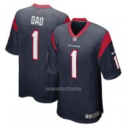 Camiseta NFL Game Houston Texans Number 1 Dad Azul