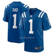 Camiseta NFL Game Indianapolis Colts Number 1 Dad Azul