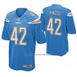 Camiseta NFL Game Los Angeles Chargers Uchenna Nwosu Powder Azul