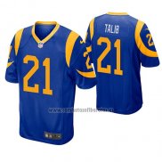 Camiseta NFL Game Los Angeles Rams Aqib Talib Azul Amarillo