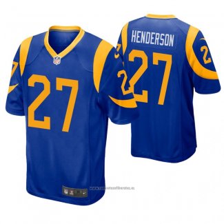 Camiseta NFL Game Los Angeles Rams Darrell Henderson Azul