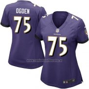 Camiseta NFL Game Mujer Baltimore Ravens Ogden Violeta