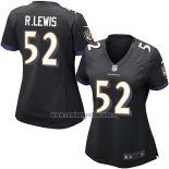 Camiseta NFL Game Mujer Baltimore Ravens R.Lewis Negro