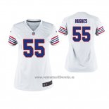 Camiseta NFL Game Mujer Bills Jerry Hughes Throwback Blanco