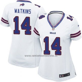 Camiseta NFL Game Mujer Buffalo Bills Watkins Blanco