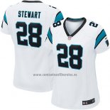 Camiseta NFL Game Mujer Carolina Panthers Stewart Blanco