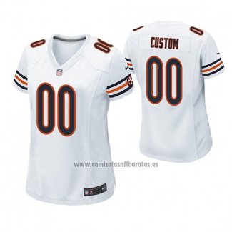 Camiseta NFL Game Mujer Chicago Bears Custom Blanco