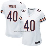 Camiseta NFL Game Mujer Chicago Bears Sayers Blanco