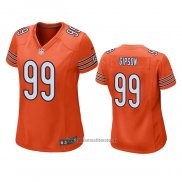 Camiseta NFL Game Mujer Chicago Bears Trevis Gipson Alterno Naranja