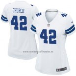 Camiseta NFL Game Mujer Dallas Cowboys Church Blanco