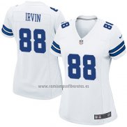 Camiseta NFL Game Mujer Dallas Cowboys Irvin Blanco