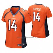Camiseta NFL Game Mujer Denver Broncos Courtland Sutton Naranja