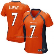 Camiseta NFL Game Mujer Denver Broncos Elway Naranja