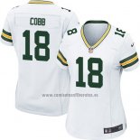 Camiseta NFL Game Mujer Green Bay Packers Cobb Blanco