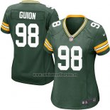 Camiseta NFL Game Mujer Green Bay Packers Guion Verde Militar