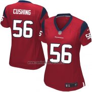 Camiseta NFL Game Mujer Houston Texans Cushing Rojo