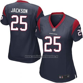 Camiseta NFL Game Mujer Houston Texans Jackson Negro