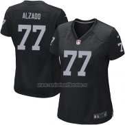 Camiseta NFL Game Mujer Las Vegas Raiders Alzado Negro